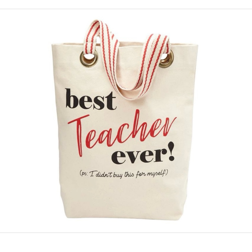 Mud Pie teacher tote NWOT
